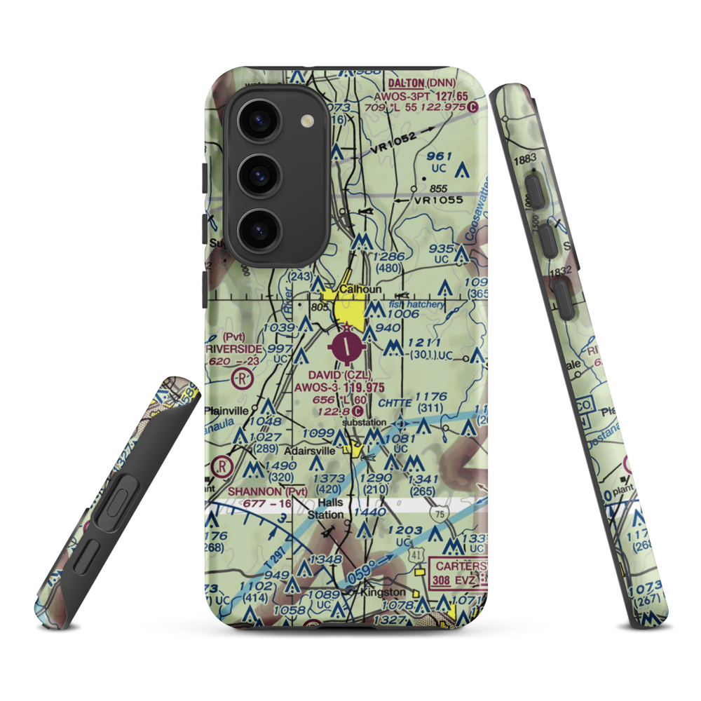 Tom B. David Field (CZL) VFR Sectional Samsung Phone Case Samsung Galaxy S23 Plus model shown