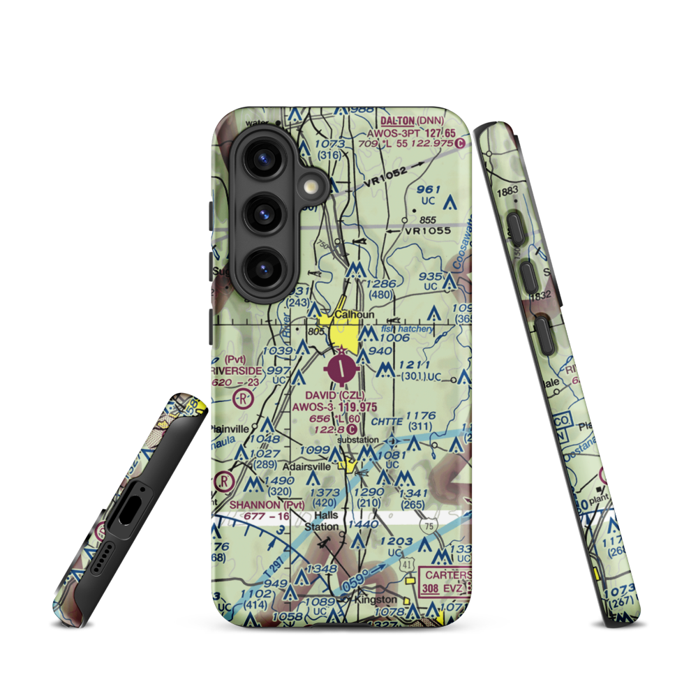 Tom B. David Field (CZL) VFR Sectional Samsung Phone Case Samsung Galaxy S24 model shown