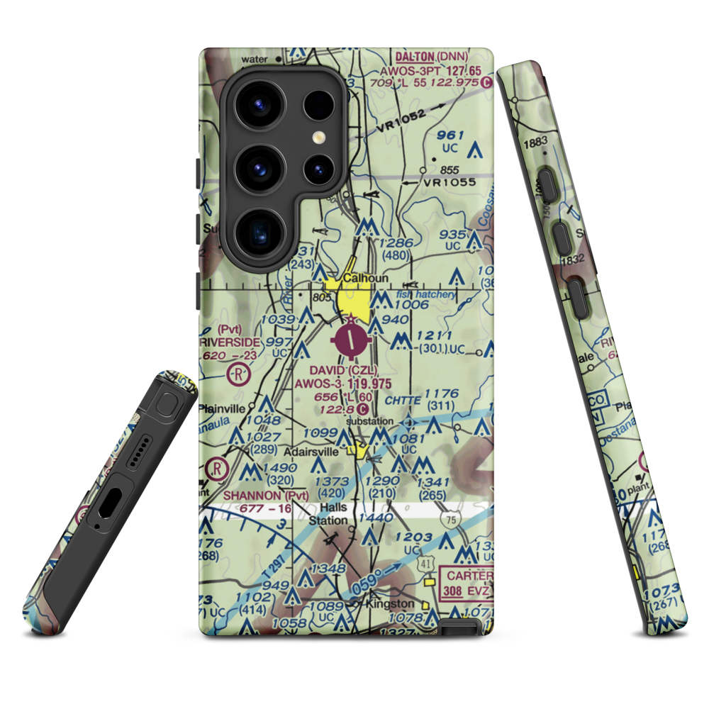Tom B. David Field (CZL) VFR Sectional Samsung Phone Case Samsung Galaxy S24 Ultra model shown