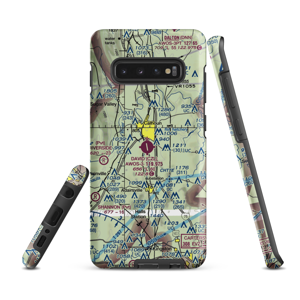 Tom B. David Field (CZL) VFR Sectional Samsung Phone Case Samsung Galaxy S10 Plus model shown