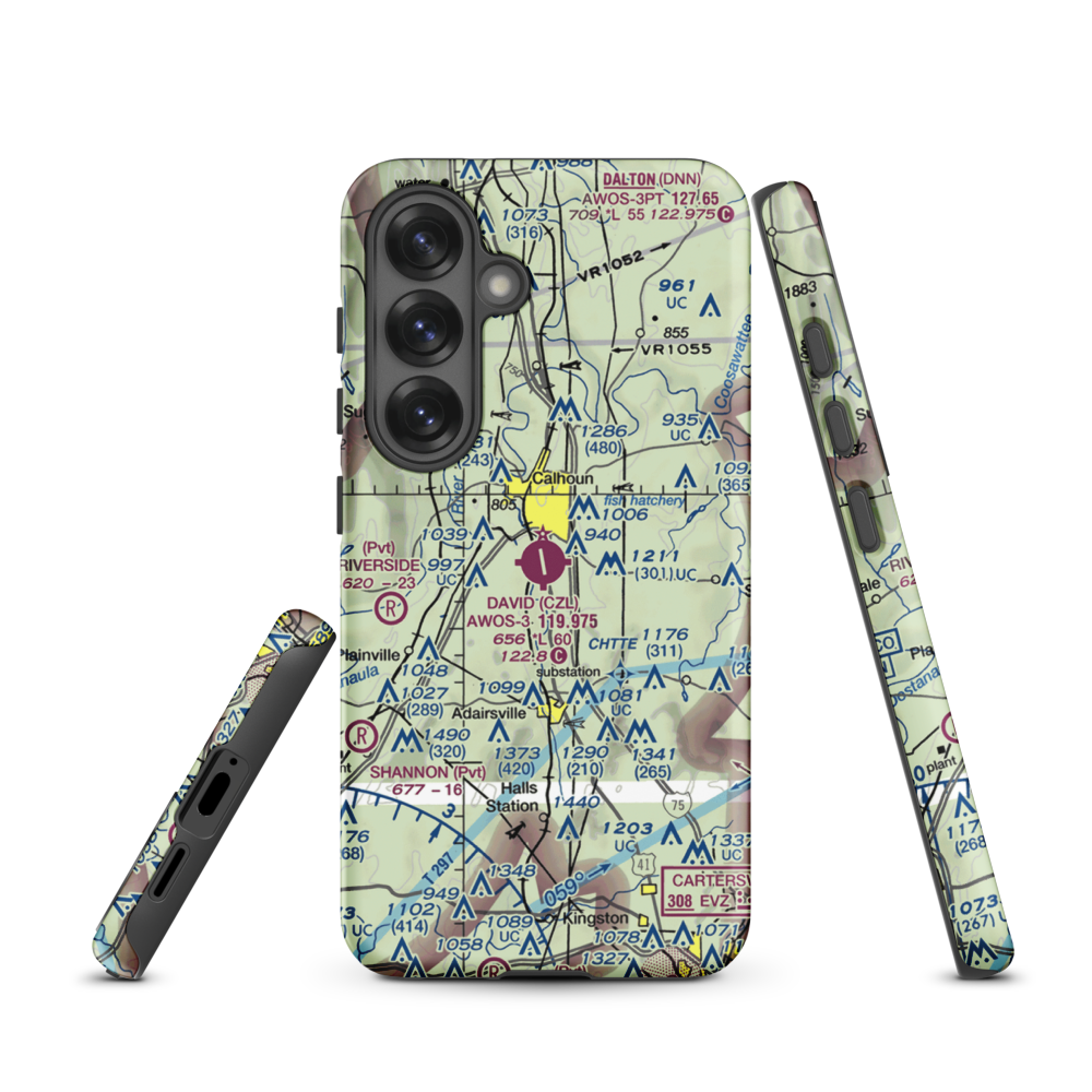 Tom B. David Field (CZL) VFR Sectional Samsung Phone Case Samsung Galaxy S25 model shown