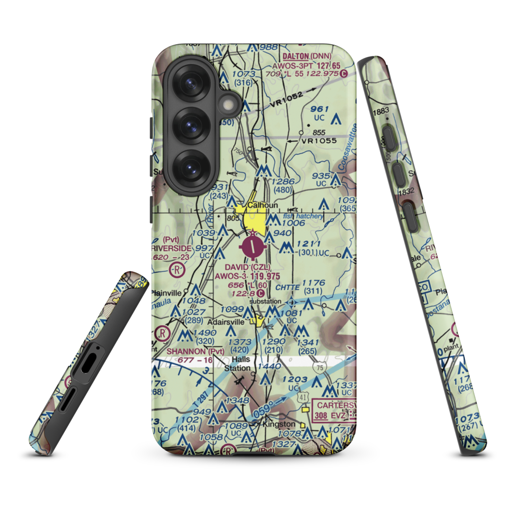 Tom B. David Field (CZL) VFR Sectional Samsung Phone Case Samsung Galaxy S25 Plus model shown