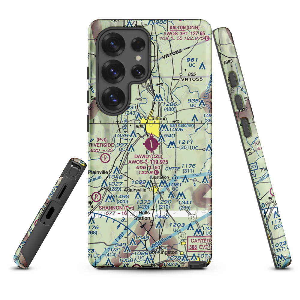 Tom B. David Field (CZL) VFR Sectional Samsung Phone Case Samsung Galaxy S25 Ultra model shown
