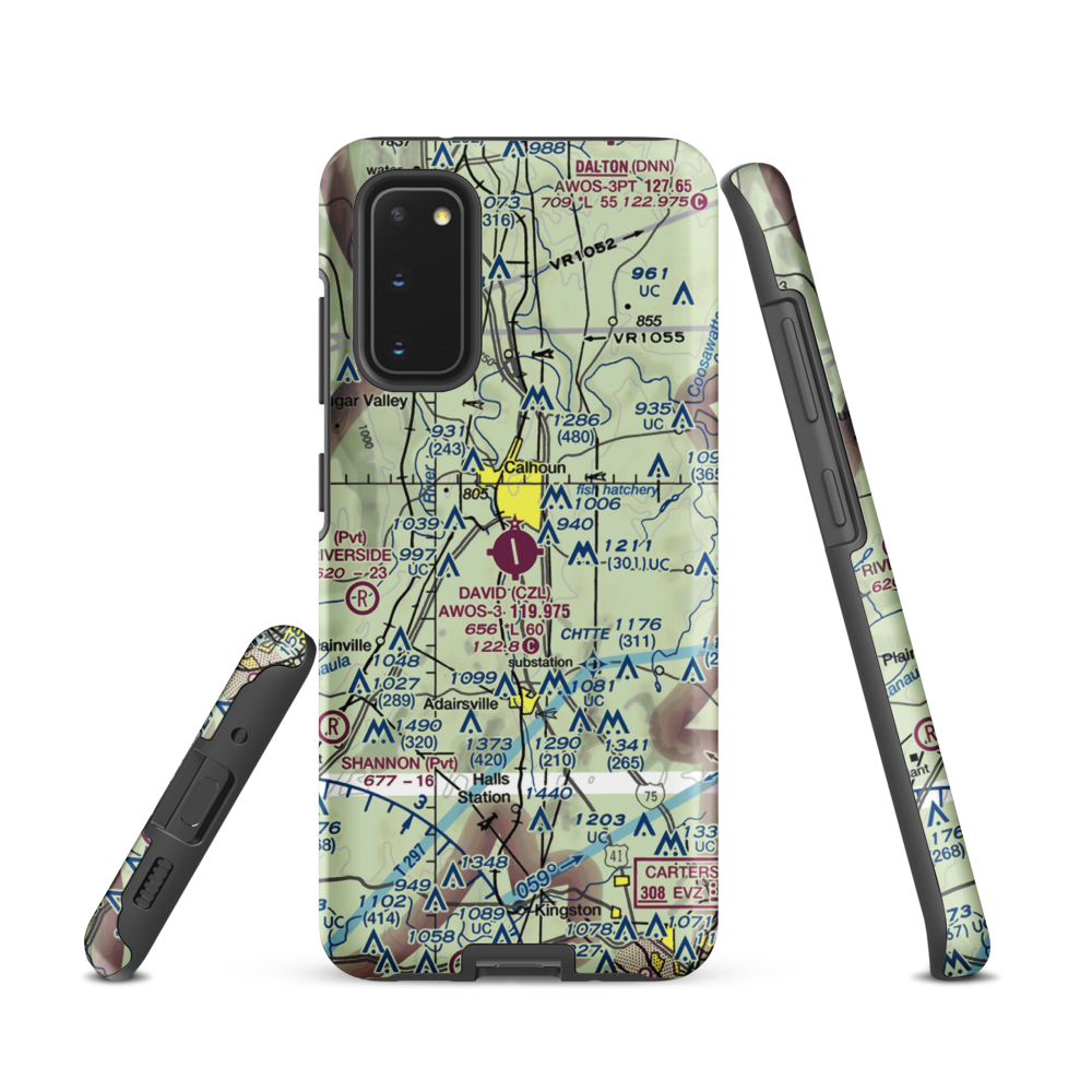 Tom B. David Field (CZL) VFR Sectional Samsung Phone Case Samsung Galaxy S20 model shown