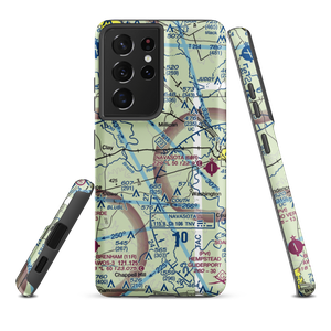 Tom J Moore Farm Airport (XS18) VFR Sectional Samsung Phone Case