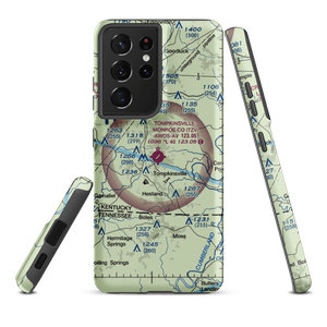 Tompkinsville Monroe County Airport (TZV) VFR Sectional Samsung Phone Case