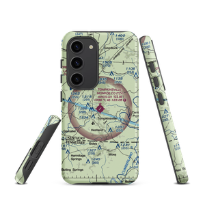 Tompkinsville Monroe County Airport (TZV) VFR Sectional Samsung Phone Case