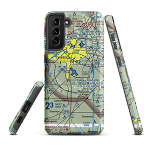 Topeka Regional Airport - Forbes Field (FOE) VFR Sectional Samsung Phone Case