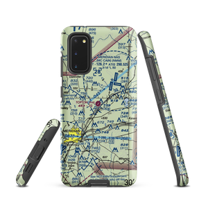 Topton Air Estates Airport (0MS0) VFR Sectional Samsung Phone Case