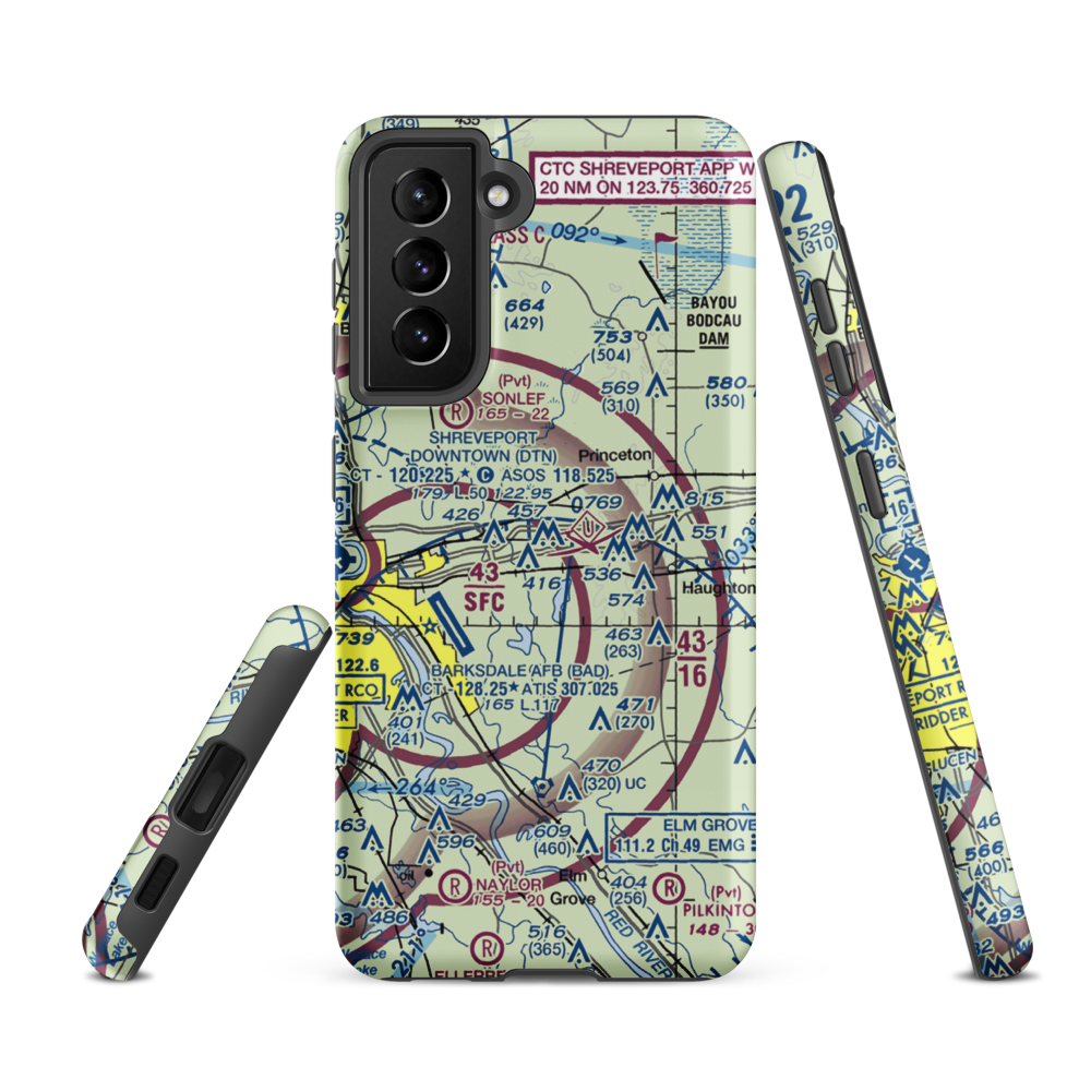 Touchstone Ridge Ultralightport (84LA) VFR Sectional Samsung Phone Case Samsung Galaxy S21 Ultra model shown