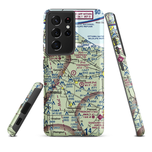 Toussaint Airpark (9OH2) VFR Sectional Samsung Phone Case