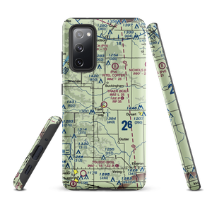 Traer Municipal Airport (8C6) VFR Sectional Samsung Phone Case