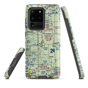 Traer Municipal Airport (8C6) VFR Sectional Samsung Phone Case