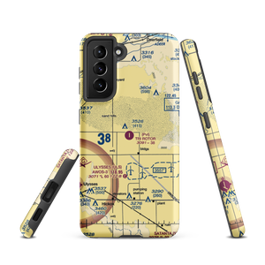 Tri Rotor Airport (3KS9) VFR Sectional Samsung Phone Case