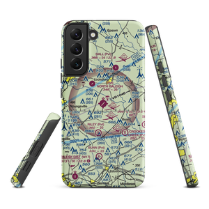 Triangle North Executive Airport (LHZ) VFR Sectional Samsung Phone Case