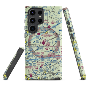 Triangle North Executive Airport (LHZ) VFR Sectional Samsung Phone Case