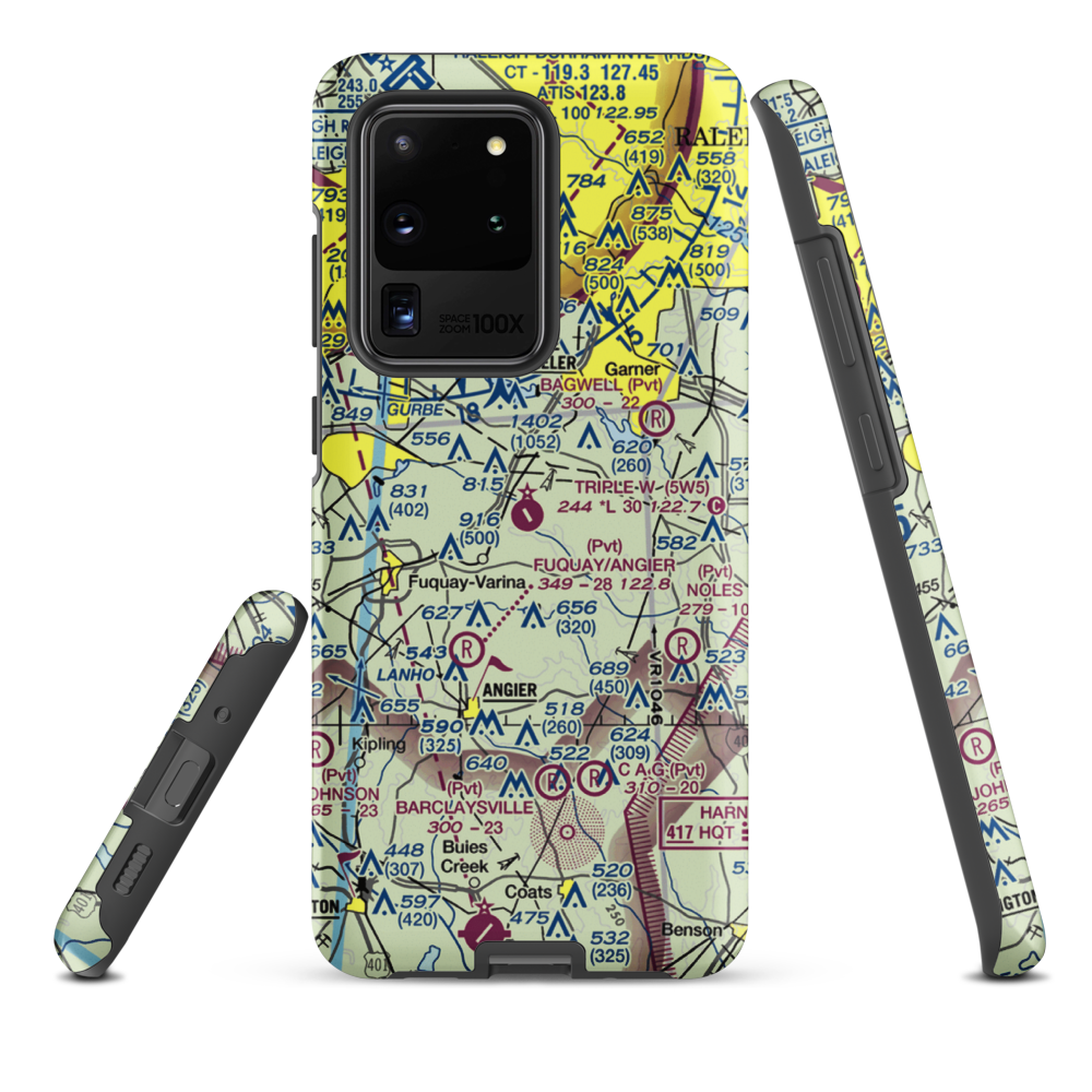 Triple W Airport (5W5) VFR Sectional Samsung Phone Case Samsung Galaxy S20 Ultra model shown