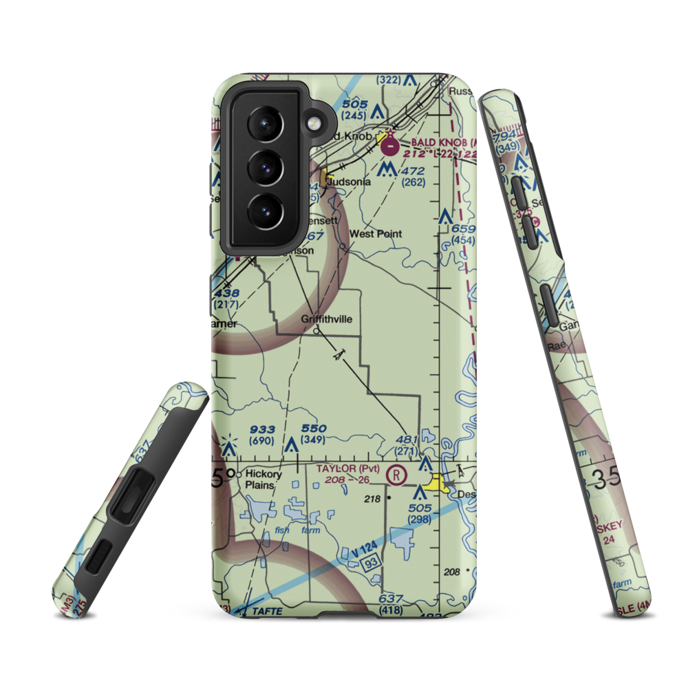 Tripp Strip (3AR5) VFR Sectional Samsung Phone Case Samsung Galaxy S21 FE model shown
