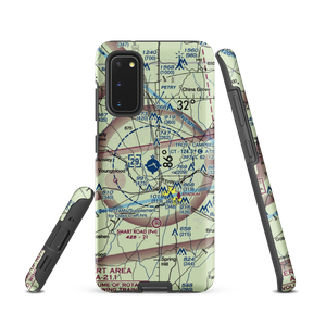 Troy Municipal Airport at N Kenneth Campbell Field (TOI) VFR Sectional Samsung Phone Case