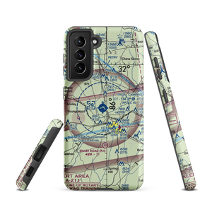 Troy Municipal Airport at N Kenneth Campbell Field (TOI) VFR Sectional Samsung Phone Case