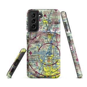 Troy Skypark Airport (OH71) VFR Sectional Samsung Phone Case