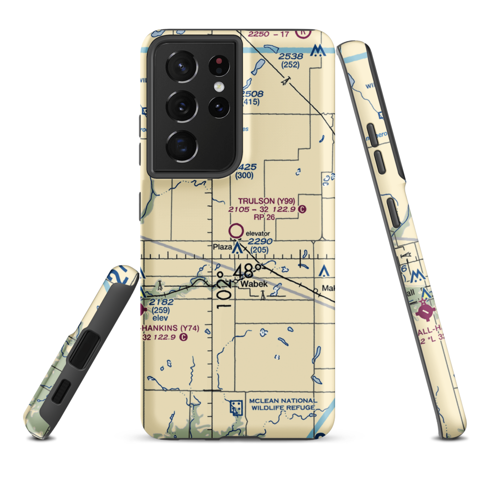 Trulson Field (Y99) VFR Sectional Samsung Phone Case Samsung Galaxy S21 Plus model shown