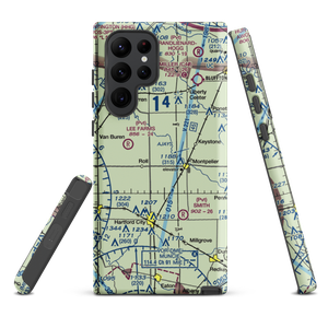 Tucker Farms Airport (74IN) VFR Sectional Samsung Phone Case