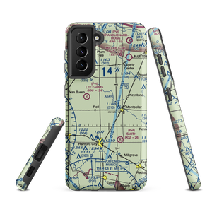 Tucker Farms Airport (74IN) VFR Sectional Samsung Phone Case
