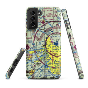 Tulsa Downtown Airpark (TNR) VFR Sectional Samsung Phone Case