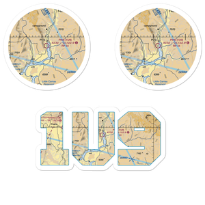 Pine Airport (1U9) VFR Sectional Sticker Pack