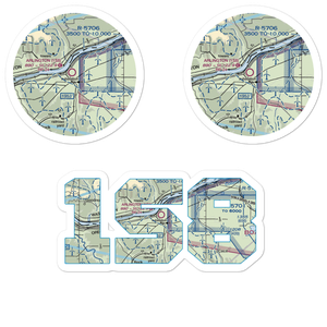 Arlington Municipal Airport (1S8) VFR Sectional Sticker Pack