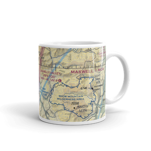Gravelly Valley Airport (1Q5) VFR Sectional  Mug