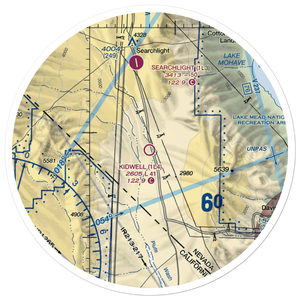 Kidwell Airport (1L4) VFR Sectional Sticker (30 mile)