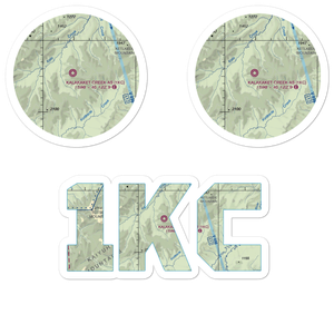 Kalakaket Creek AS Airport (1KC) VFR Sectional Sticker Pack