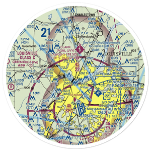 Holiday Inn Lakeview Heliport (1I6) VFR Sectional Sticker (30 mile)