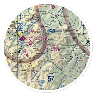 Marcy Field (1I1) VFR Sectional Sticker (30 mile)