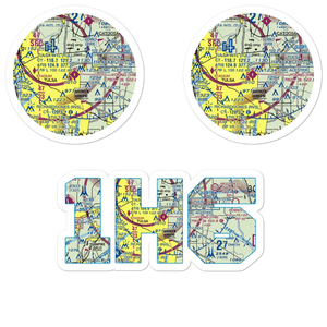 Harvey Young Airport (1H6) VFR Sectional Sticker Pack