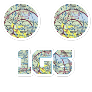 Michael Airfield (1G6) VFR Sectional Sticker Pack