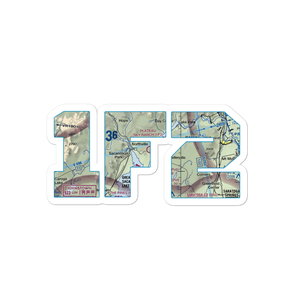 Plateau Sky Ranch Airport (1F2) VFR Sectional Sticker