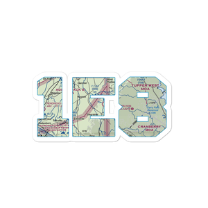 Moores Airport (1E8) VFR Sectional Sticker