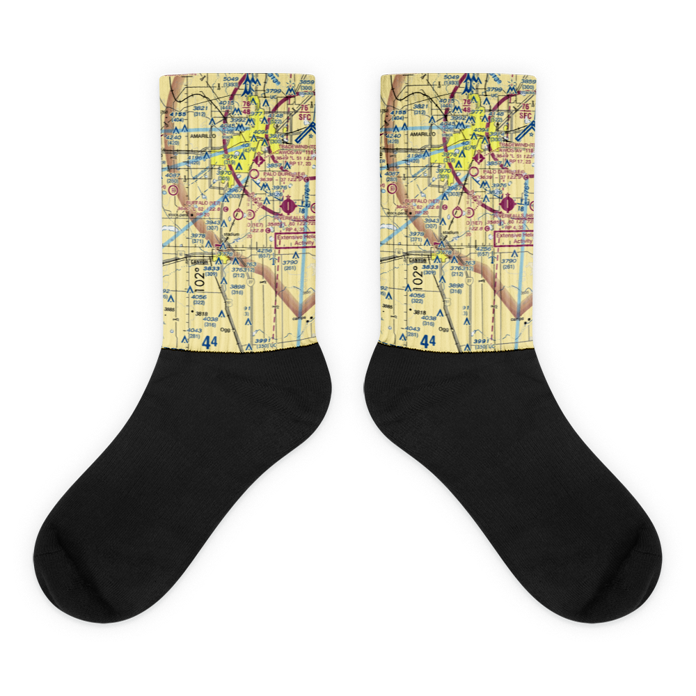 Buffalo Airport (1E7) VFR Sectional Socks 