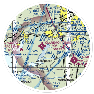 Raintree Seaplane Base (1C4) VFR Sectional Sticker (20 mile)