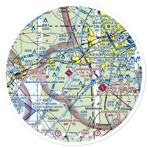 Raintree Seaplane Base (1C4) VFR Sectional Sticker (30 mile)