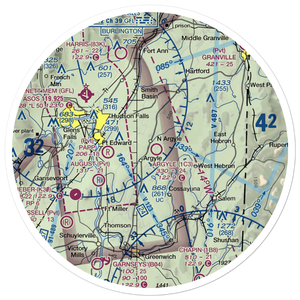 Argyle Airport (1C3) VFR Sectional Sticker (30 mile)