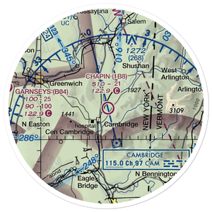 Chapin Field (1B8) VFR Sectional Sticker (20 mile)