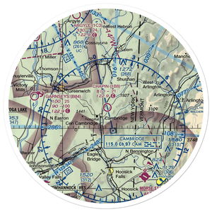 Chapin Field (1B8) VFR Sectional Sticker (30 mile)