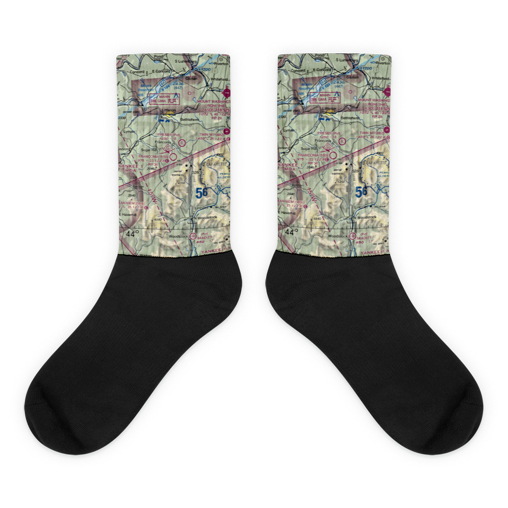 Franconia Airport (1B5) VFR Sectional Socks 
