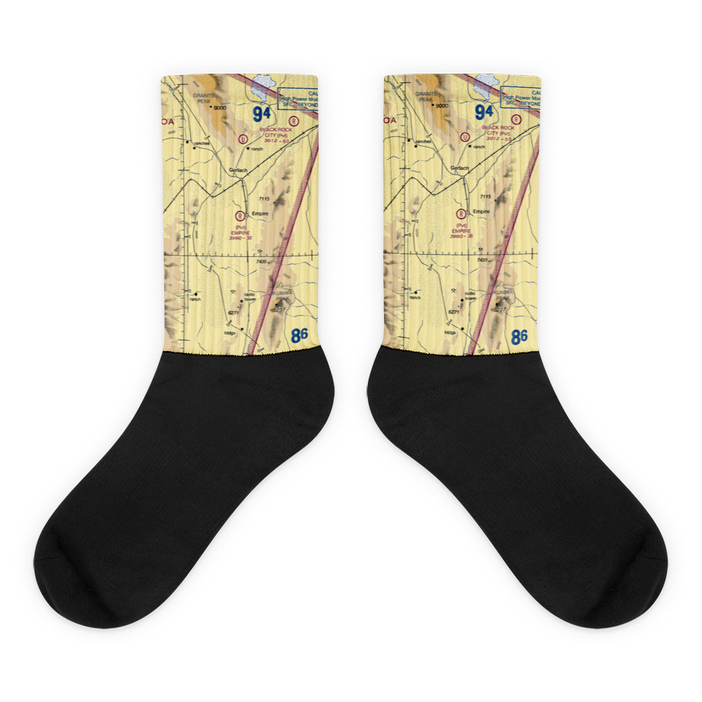 Empire Airport (1A8) VFR Sectional Socks 