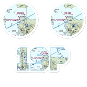 Port Protection Seaplane Base (19P) VFR Sectional Sticker Pack