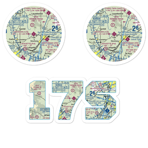 Chehalem Airpark (17S) VFR Sectional Sticker Pack